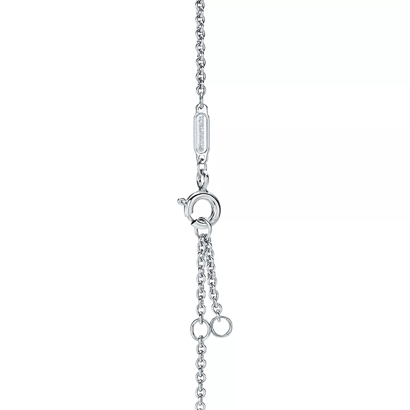 1837庐 Interlocking Circles Chain Bracelet in Silver