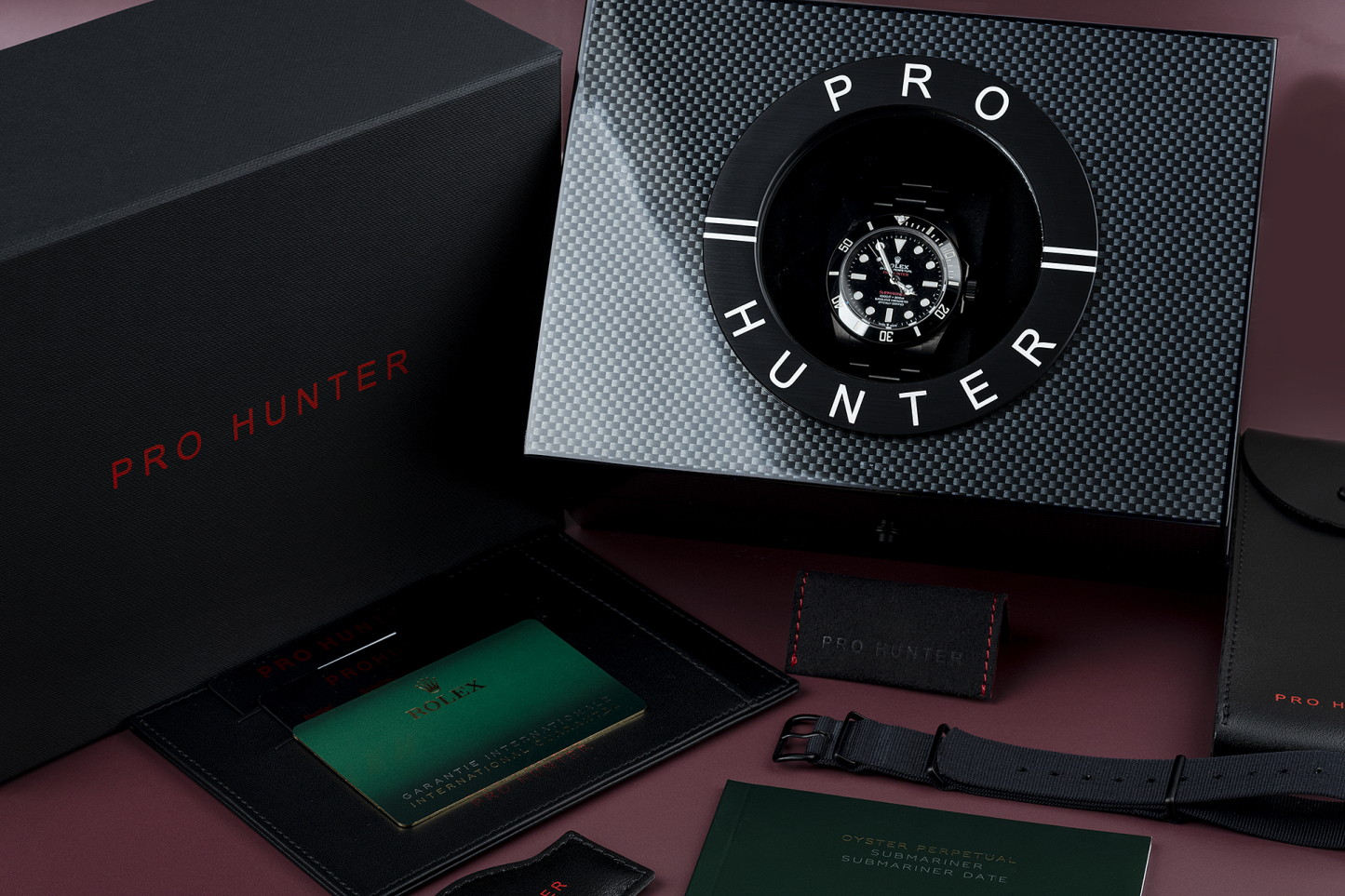 PRO HUNTER SUBMARINER RED 41 'BRAND NEW' LATEST MODEL