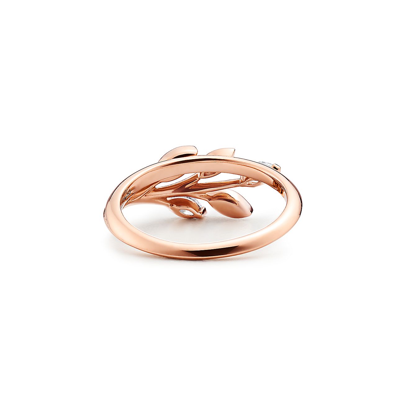 Victoria庐 Diamond Vine Ring in 18k Rose Gold
