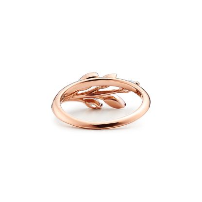 Victoria庐 Diamond Vine Ring in 18k Rose Gold