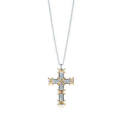& Co. Schlumberger庐 Ten Stone Cross Pendant