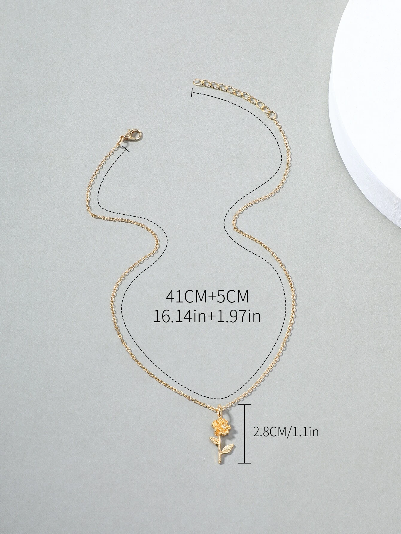 Flower Charm Necklace