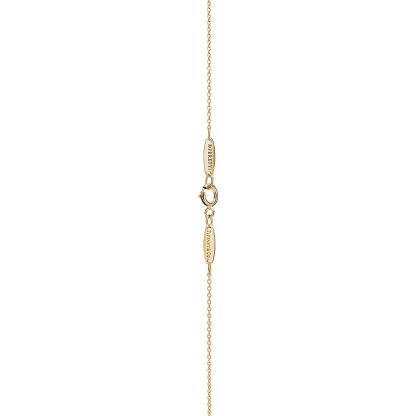 Elsa Peretti庐 Open Heart Pendant in Yellow Gold, 7 mm