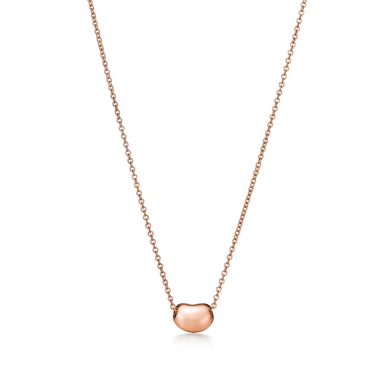 Elsa Peretti庐 Bean庐 design Pendant in Rose Gold, 6.5 mm