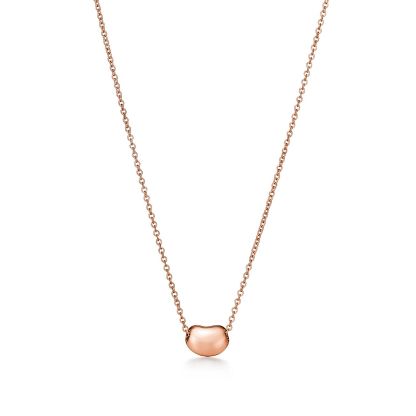 Elsa Peretti庐 Bean庐 design Pendant in Rose Gold, 6.5 mm