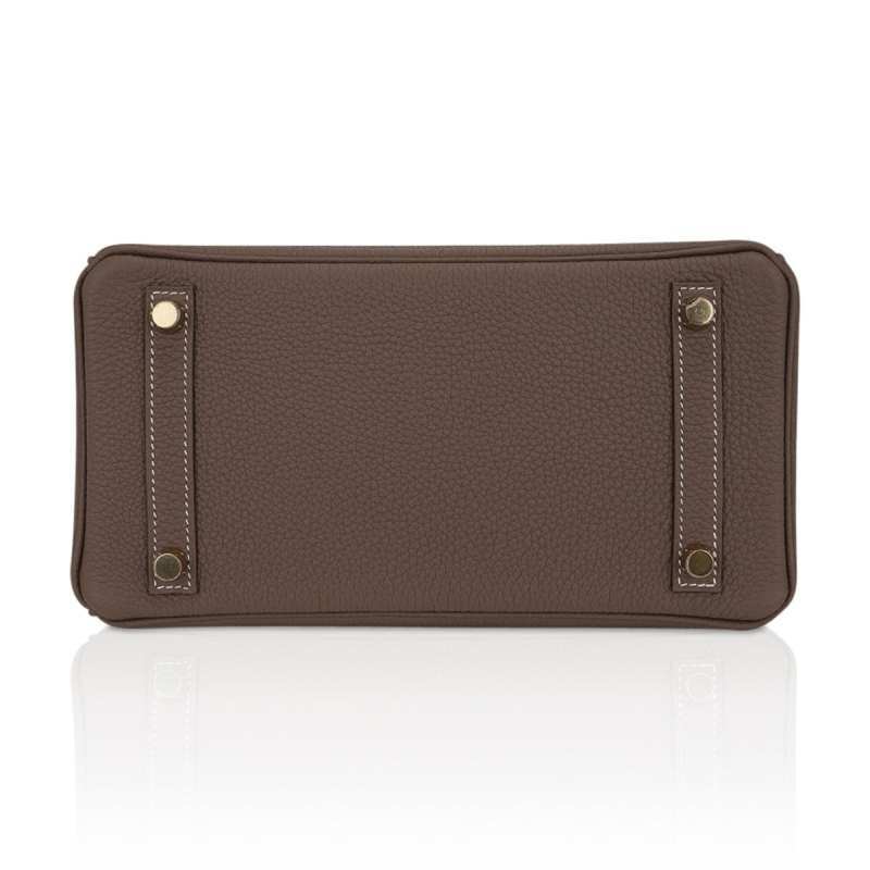 Birkin 25 Bag Etoupe Togo Leather with Gold Hardware