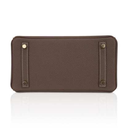 Birkin 25 Bag Etoupe Togo Leather with Gold Hardware