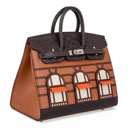 Birkin 20 Sellier Limited Edition Faubourg Bag with Palladium Hardware