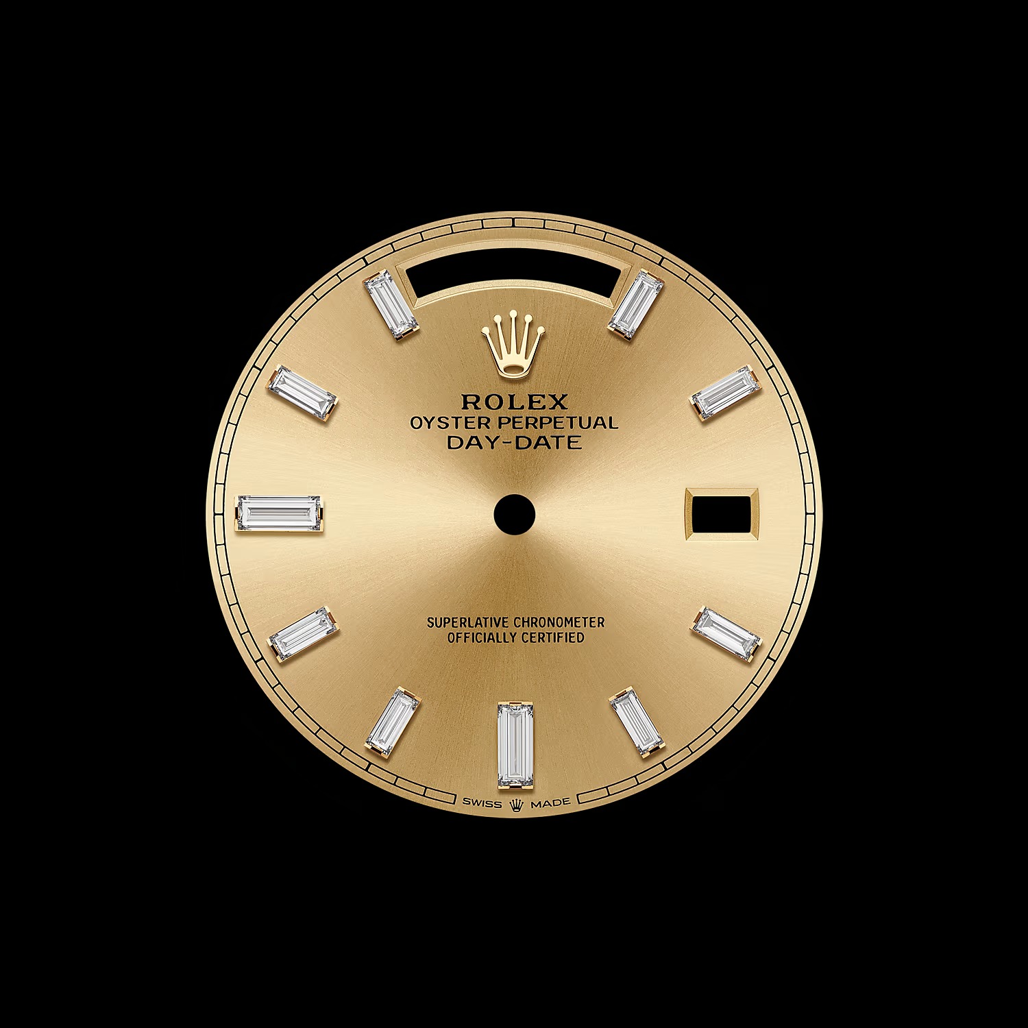 Day-Date 40  Oyster 40 mm yellow gold and diamonds  Reference 228348RBR