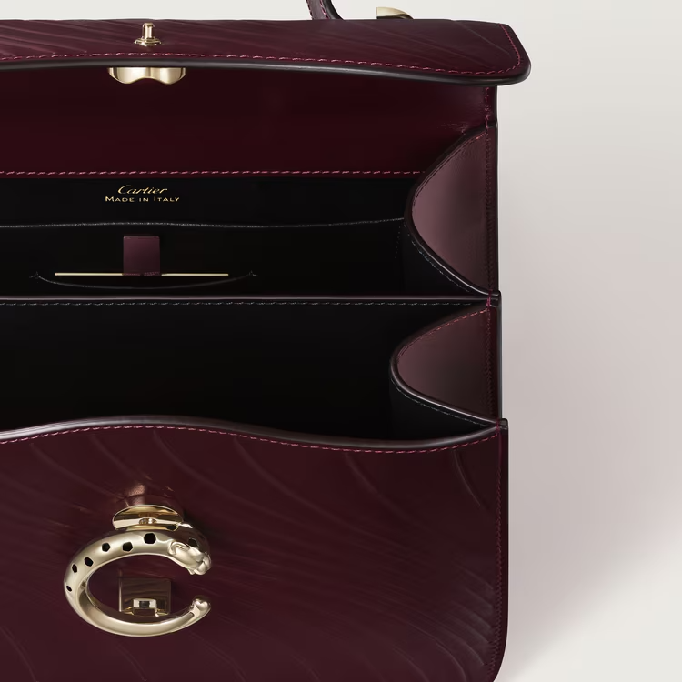 Small model handle bag, Panthère C de Cartier