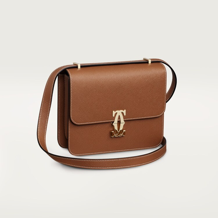 Mini bag, C de Cartier brown