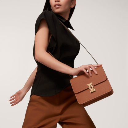 Mini bag, C de Cartier brown