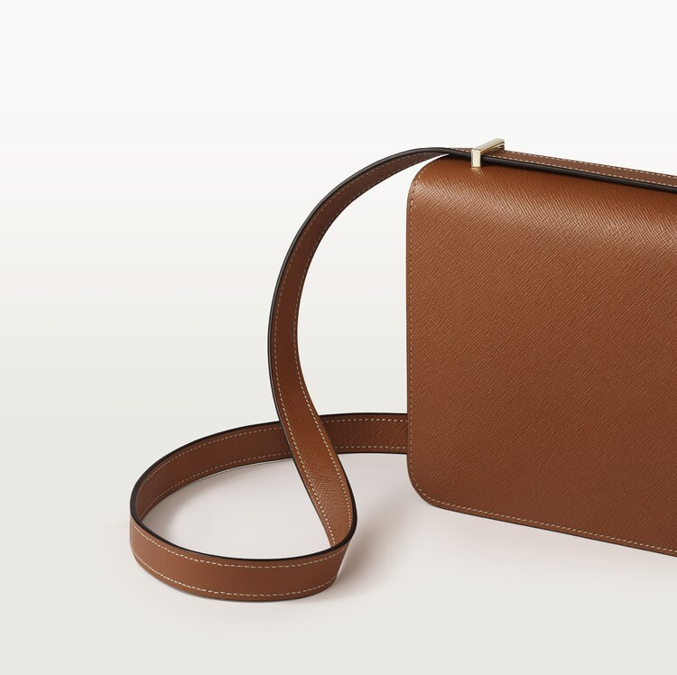 Mini bag, C de Cartier brown