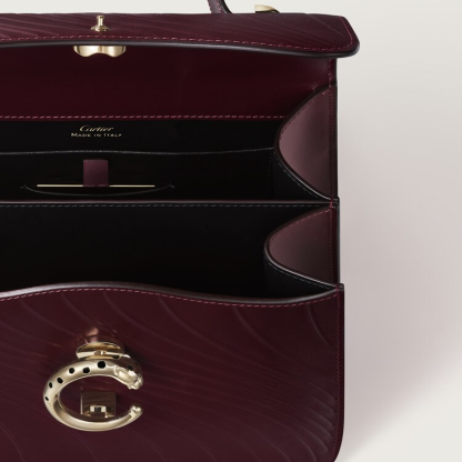Small model handle bag, Panthère C de Cartier