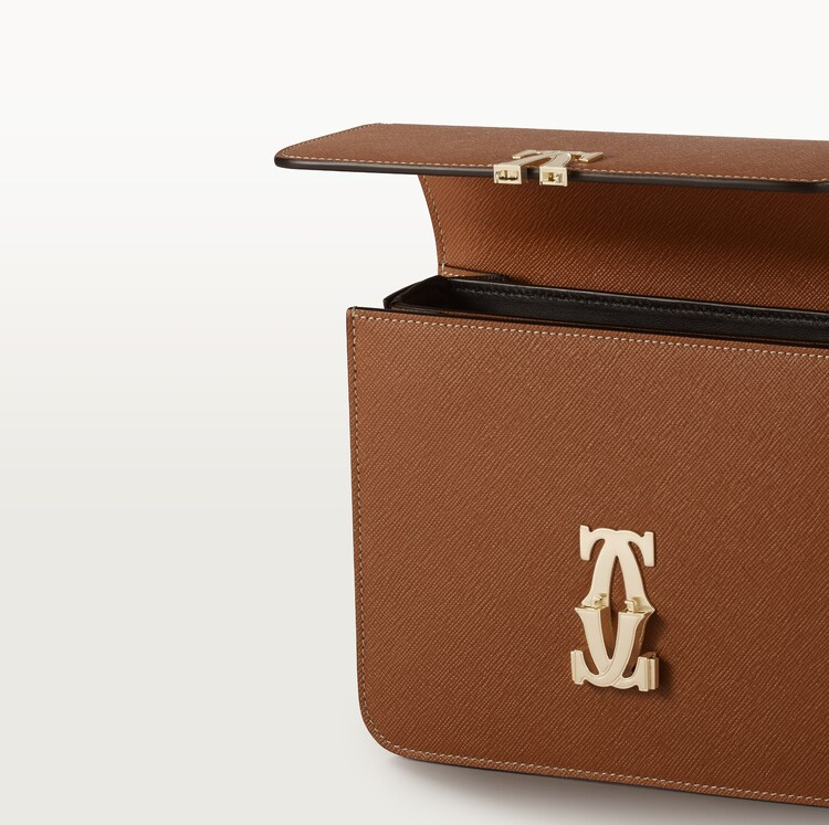Mini bag, C de Cartier brown