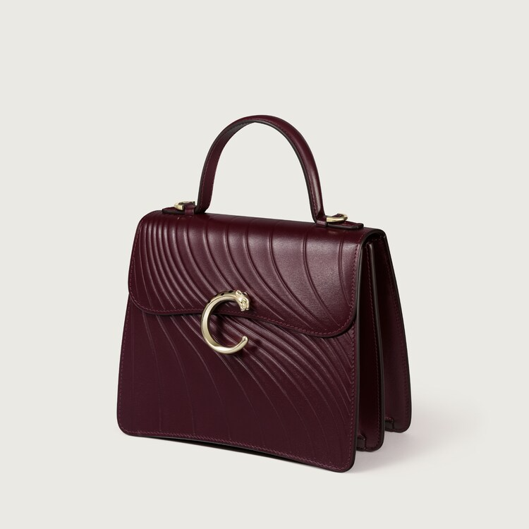 Small model handle bag, Panthère C de Cartier