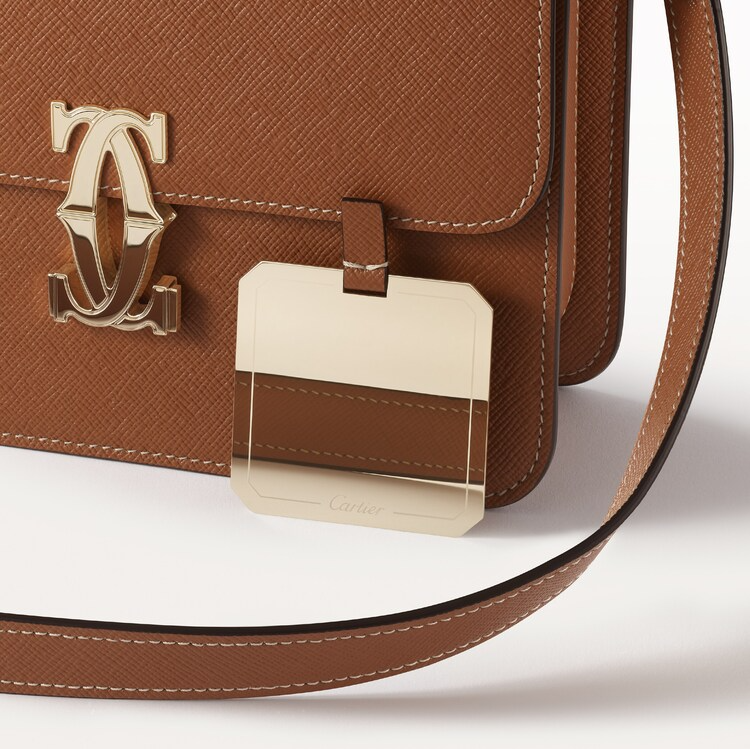 Mini bag, C de Cartier brown
