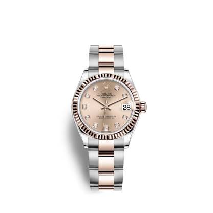 Datejust 31, Oystersteel and 18k Everose Gold, Ref#278271-0023