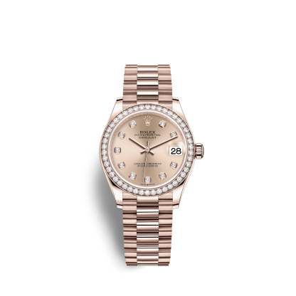 Datejust 31, 18kt Everose Gold, Ref# 278285RBR-0025