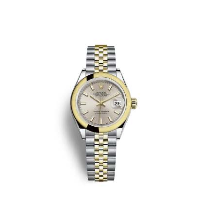 Lady-Datejust 28, Oystersteel and 18k Yellow Gold, Ref# 279163-0019