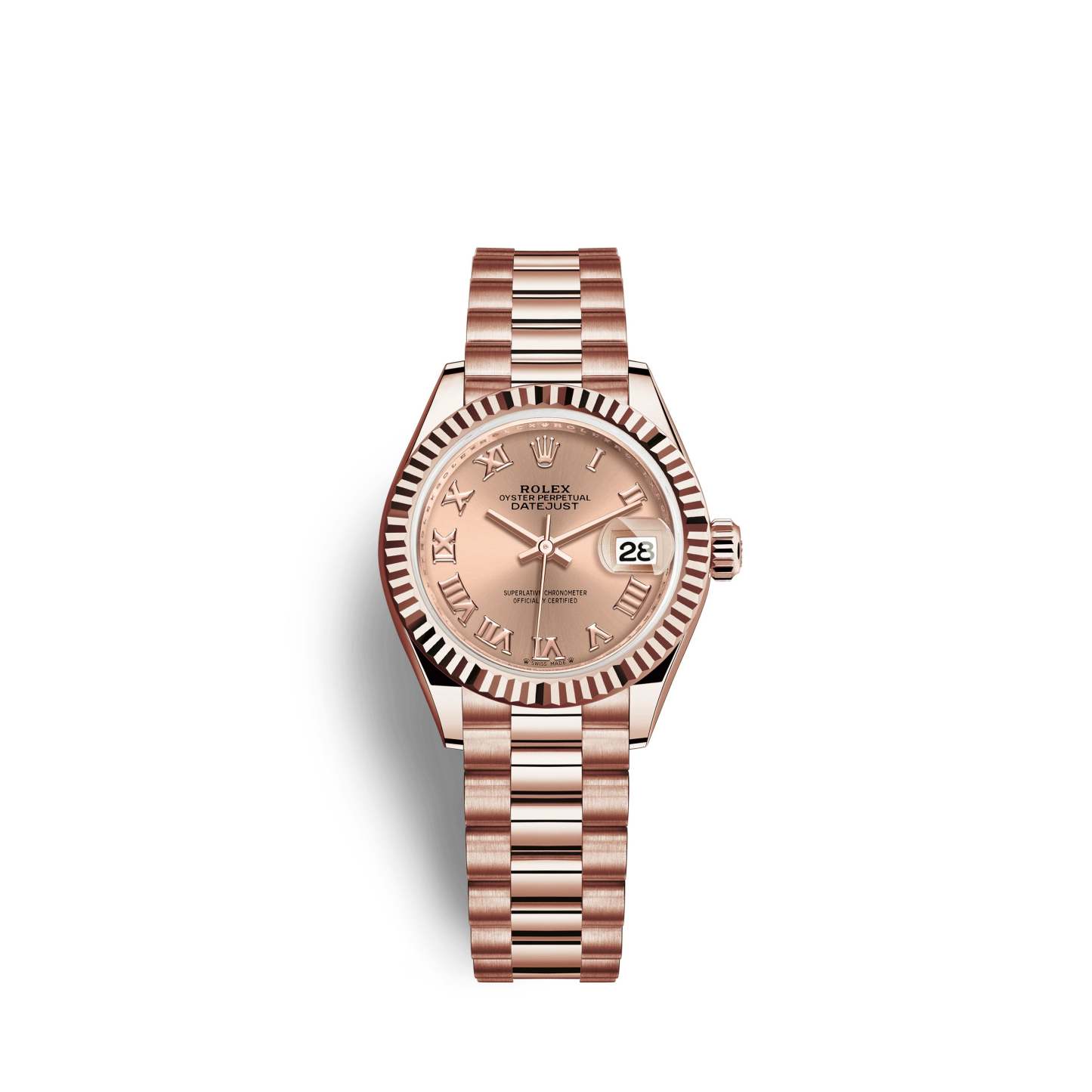 Lady-Datejust 28, 18k Everose Gold, Ref# 279175-0027