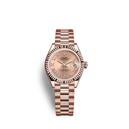 Lady-Datejust 28, 18k Everose Gold, Ref# 279175-0027