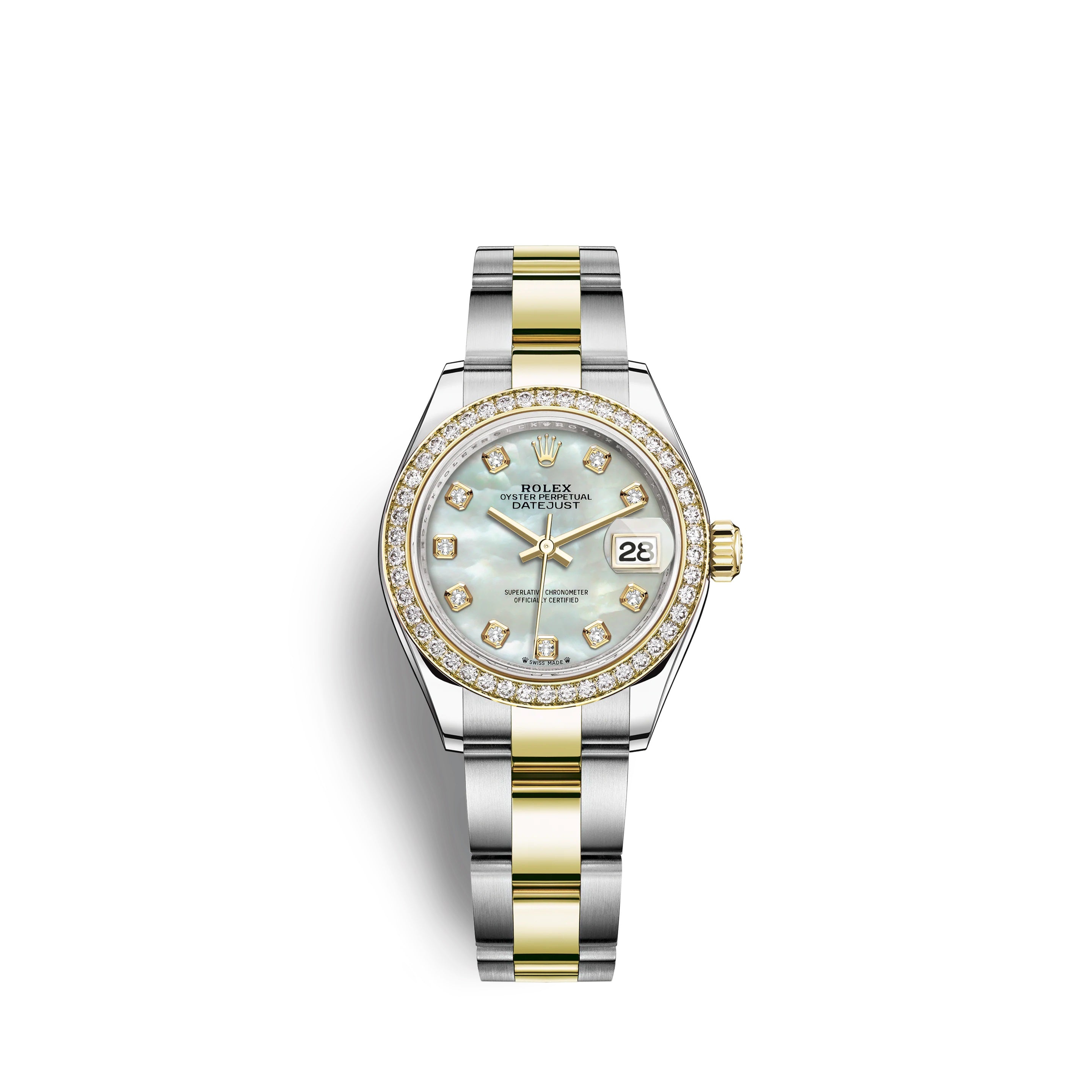 Lady-Datejust 28, Oystersteel and 18k Yellow Gold, Ref# 279383RBR-0020