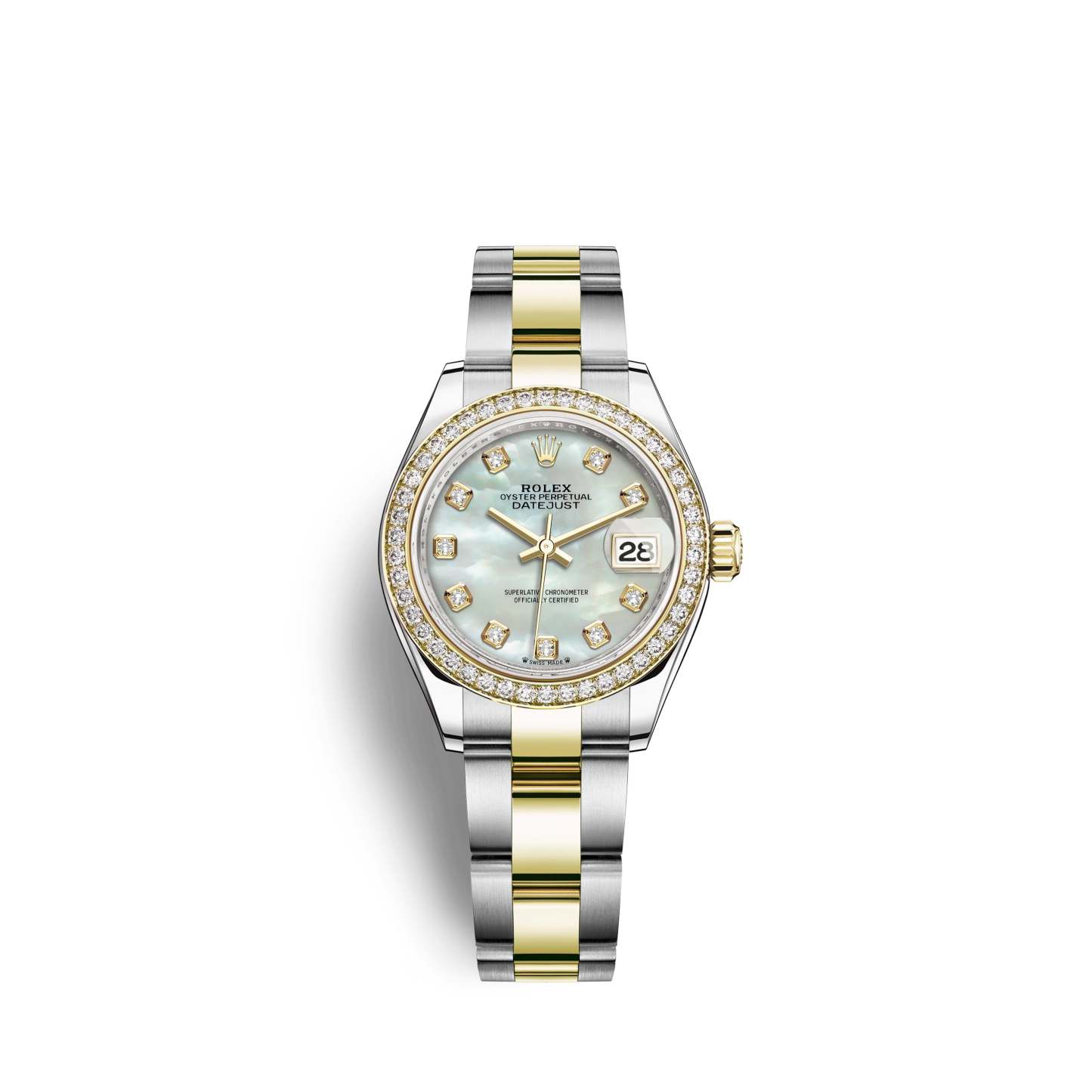 Lady-Datejust 28, Oystersteel and 18k Yellow Gold, Ref# 279383RBR-0020