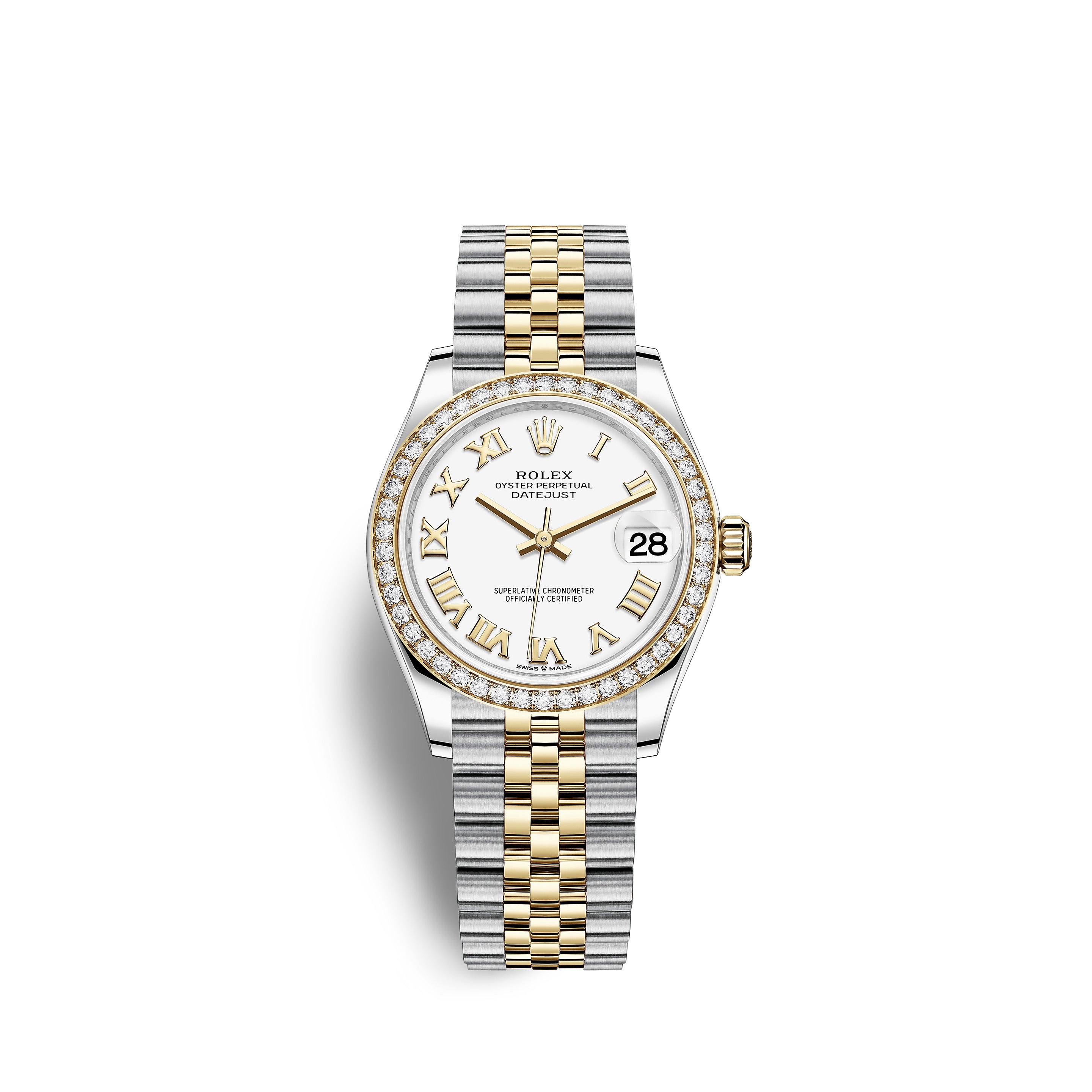 Lady-Datejust 28, Oystersteel and 18k Yellow Gold, Ref# 279383RBR-0023