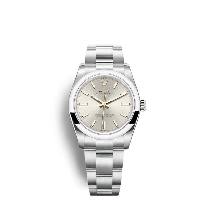 Oyster Perpetual 34 Oystersteel Ref# 124200-0001