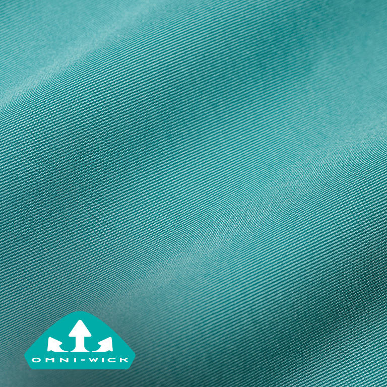 An image of the sweat-wicking fabric