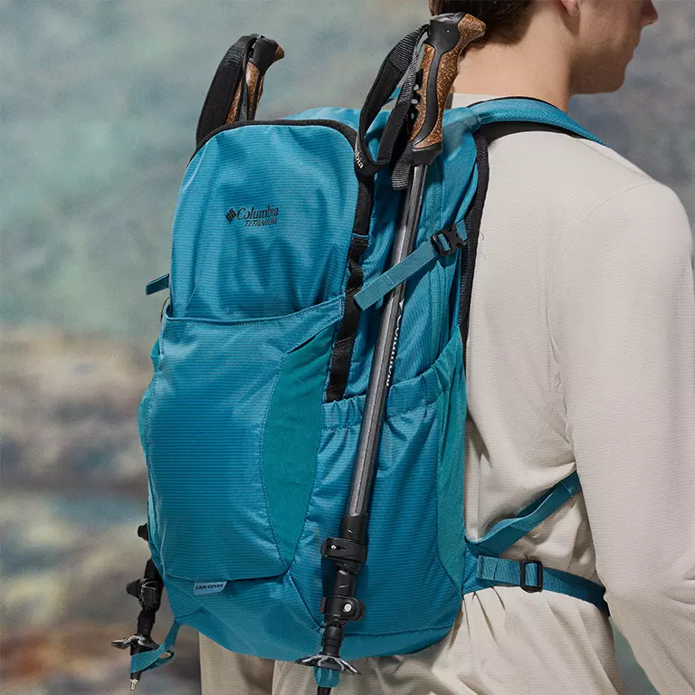 Close-up of the carrying loops with attached gear 