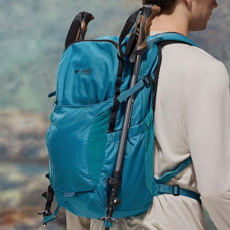 Close-up of the carrying loops with attached gear 