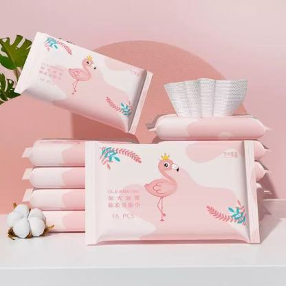 Ultra-Soft Disposable Face Towels for Sensitive Skin - Thick Cleansing Towels for Travel & Daily Skincare, Hypoallergenic & Odor-Free