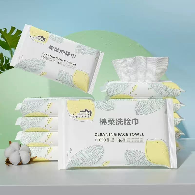 Ultra-Soft Disposable Face Towels for Sensitive Skin - Thick Cleansing Towels for Travel & Daily Skincare, Hypoallergenic & Odor-Free