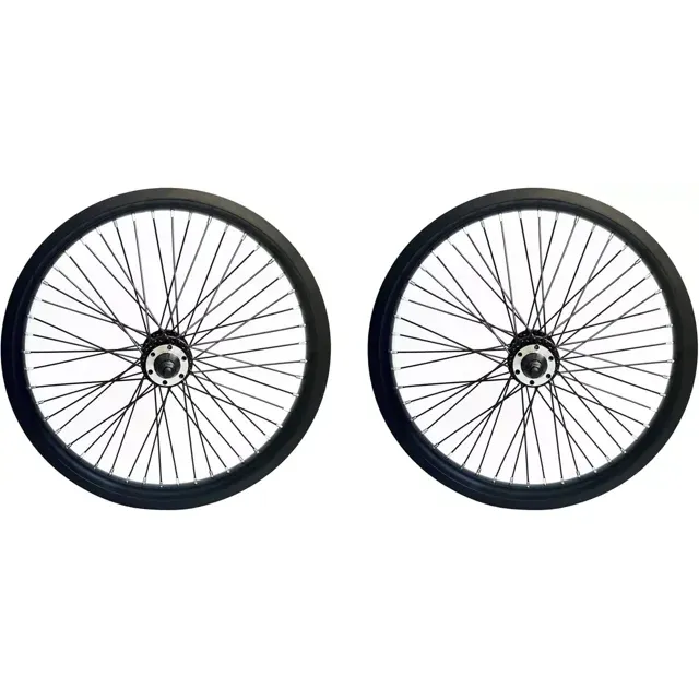 Plogco 20 inch Heavy Duty Bike Rim Wheels Set