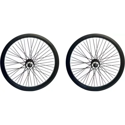 Plogco 20 inch Heavy Duty Bike Rim Wheels Set