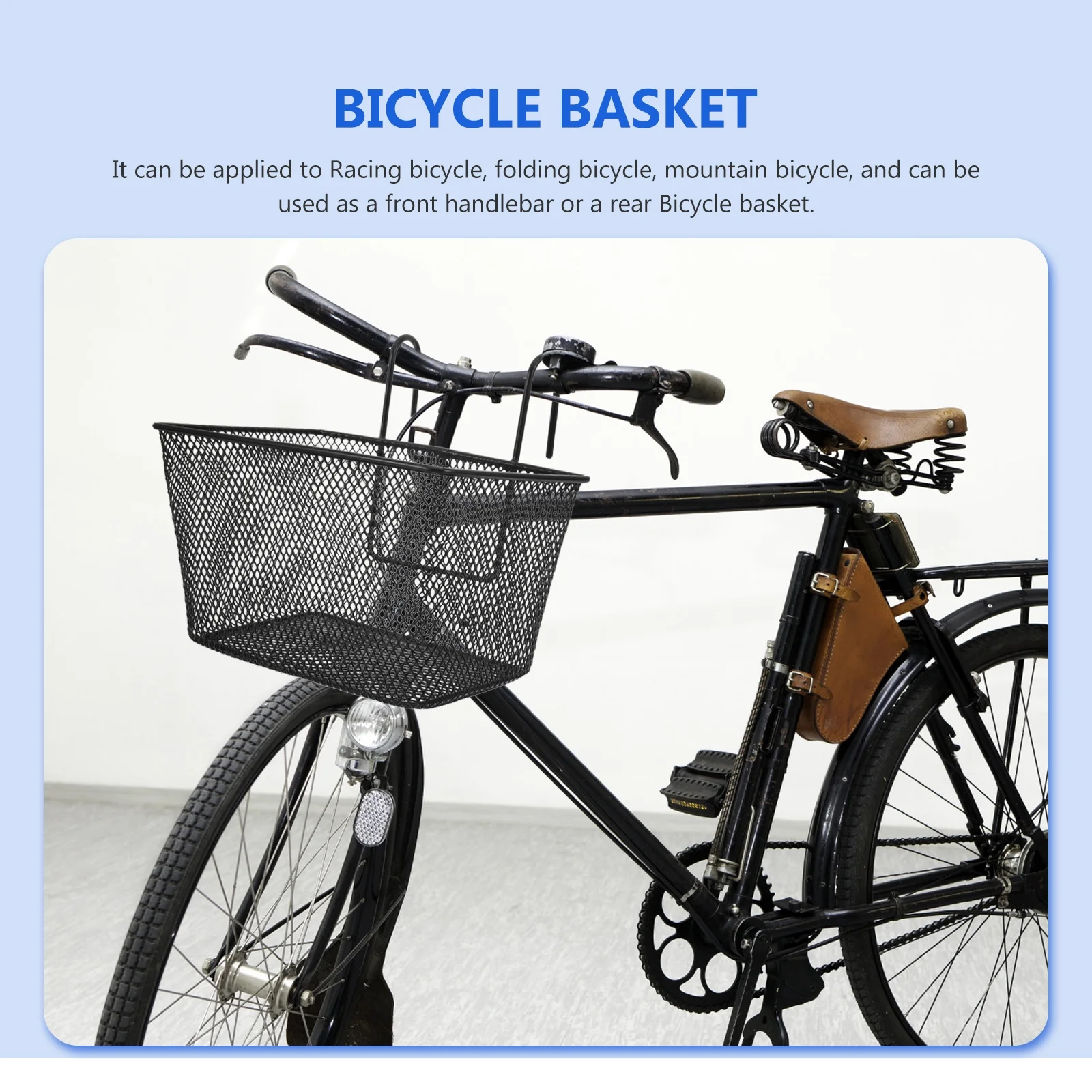 Plogco Iron Mesh Bike Basket