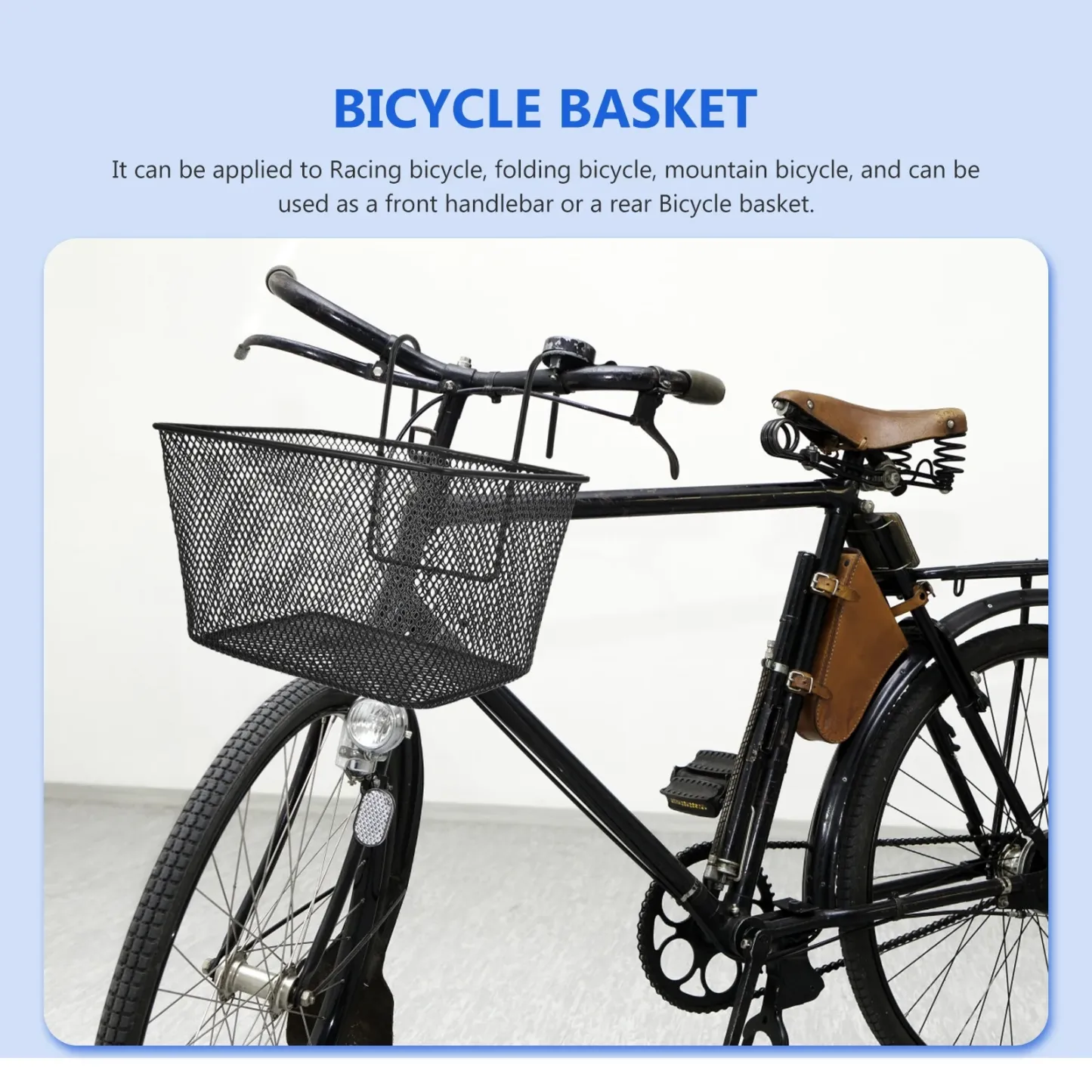 Plogco Iron Mesh Bike Basket