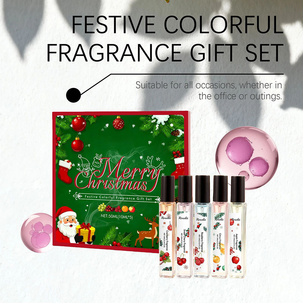 🎄 Christmas Fragrance Gift Set – Elegant, Light & Natural Scent for Couples, Daily & Date Use