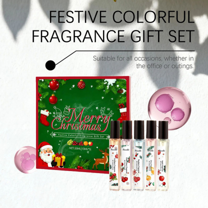 🎄 Christmas Fragrance Gift Set – Elegant, Light & Natural Scent for Couples, Daily & Date Use