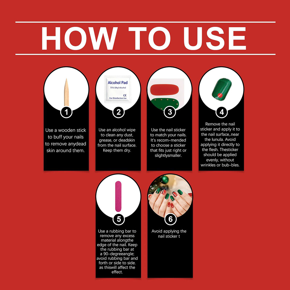 🎄 Christmas Hot Sale 🔥Soft Gel Nail Sticker Kit