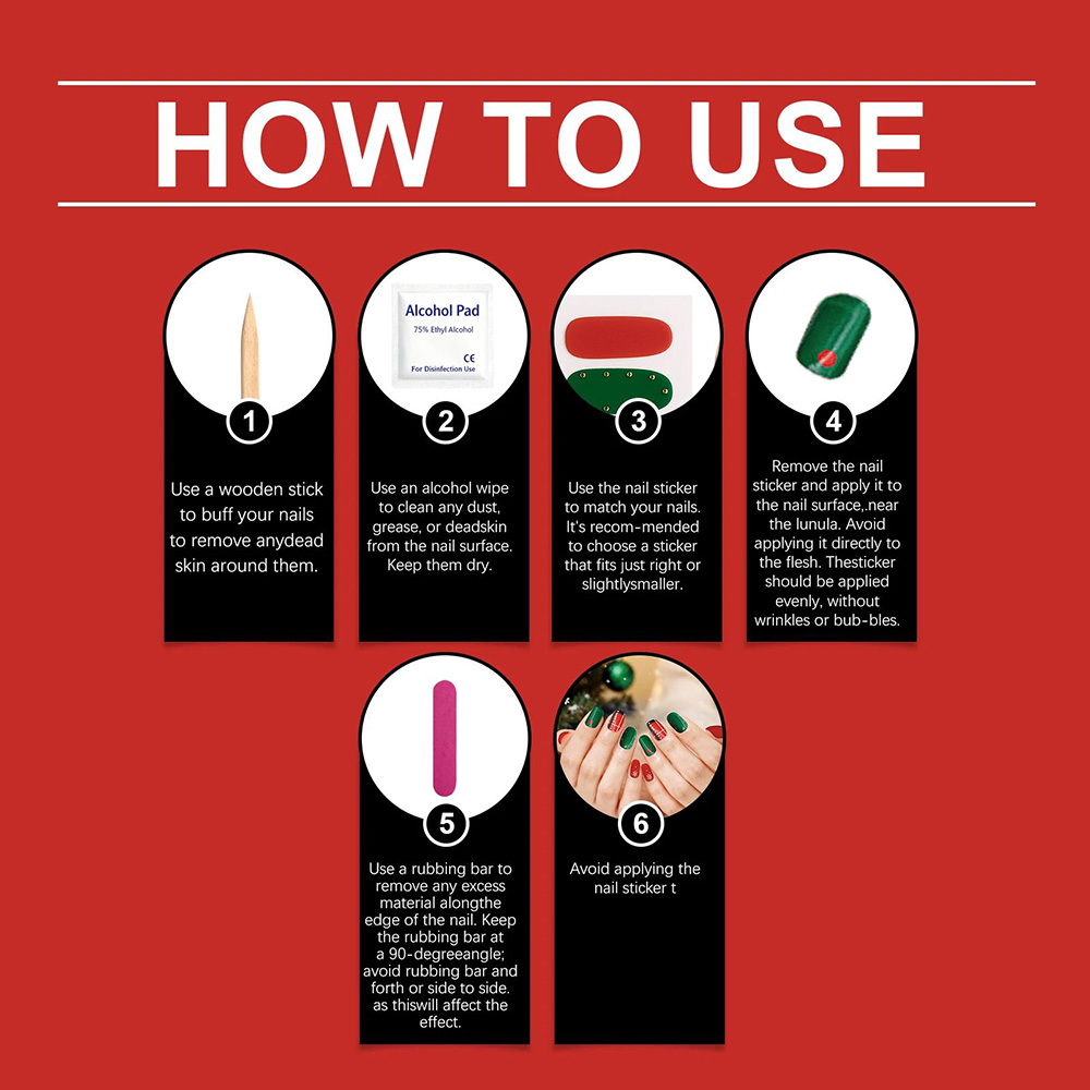 🎄 Christmas Hot Sale 🔥Soft Gel Nail Sticker Kit