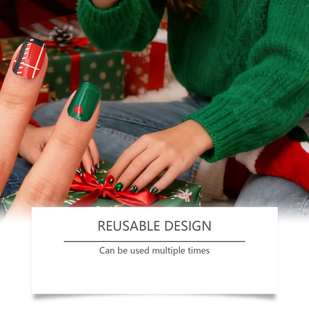 🎄 Christmas Hot Sale 🔥Soft Gel Nail Sticker Kit