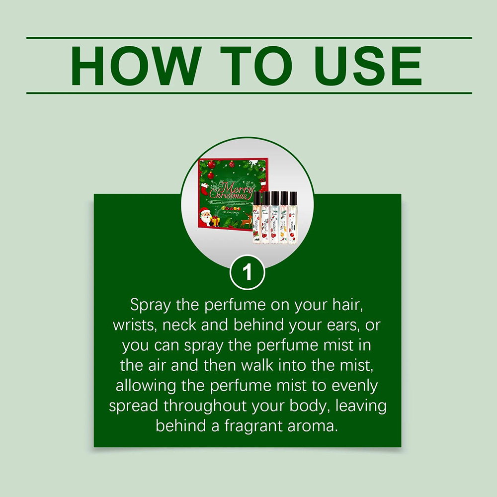 🎄 Christmas Fragrance Gift Set – Elegant, Light & Natural Scent for Couples, Daily & Date Use