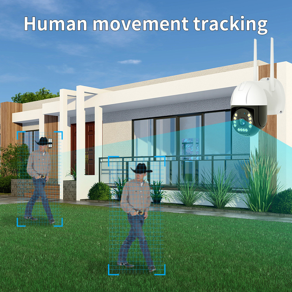 Outdoor PTZ Camera 4G Sim Card LTE RJ45 Network Port Wired CCTV Camera 8MP 1080P 4G Camera