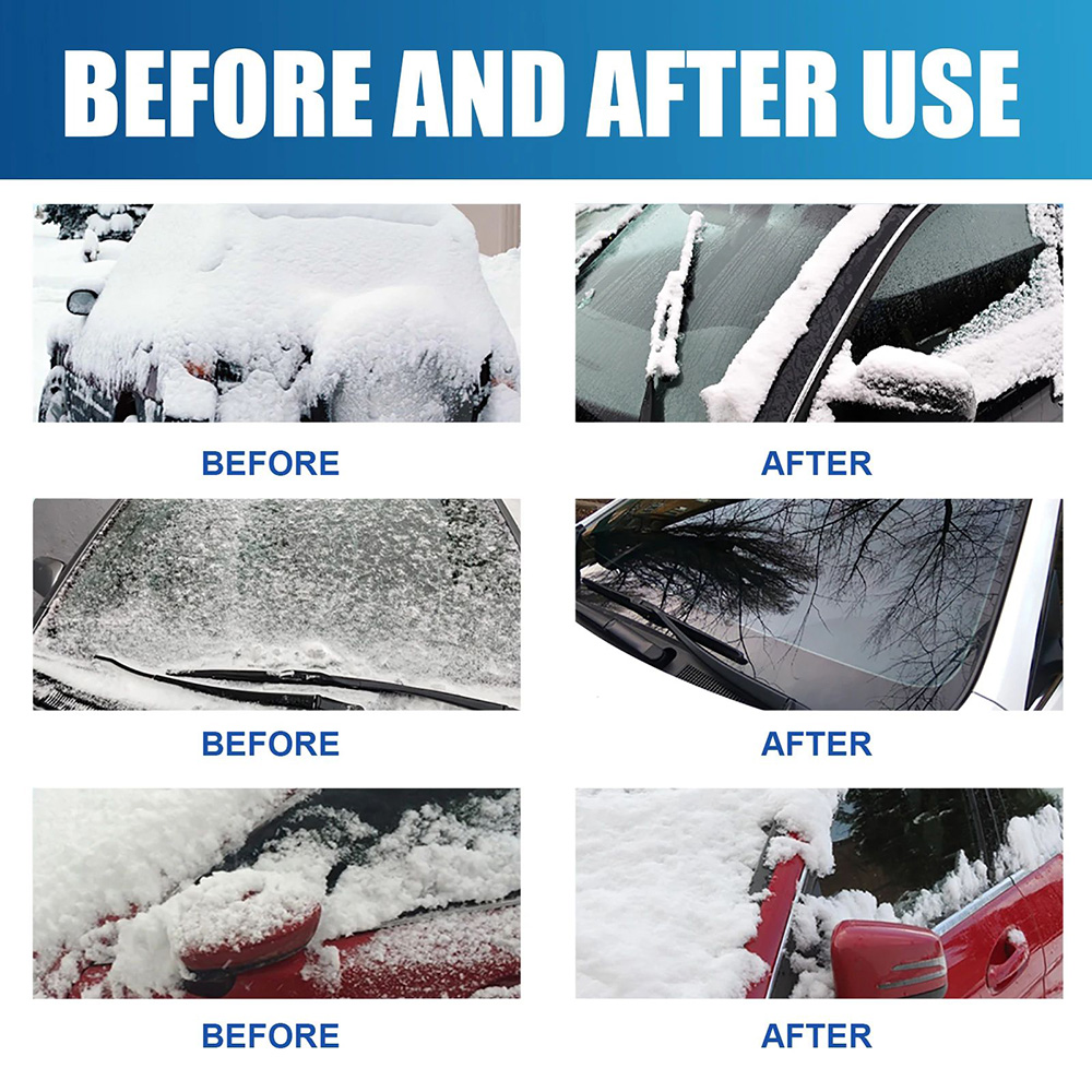 ❄Fast-Acting Car Windshield De-Icer Spray Road Anti Slip Instant Ice Snow Melter for Winter Prevents Frost Safe for Glass Wipers
