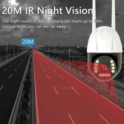 Outdoor PTZ Camera 4G Sim Card LTE RJ45 Network Port Wired CCTV Camera 8MP 1080P 4G Camera