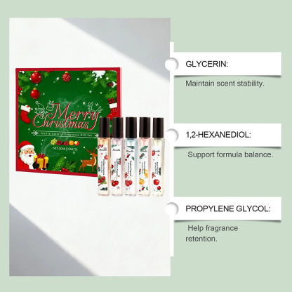 🎄 Christmas Fragrance Gift Set – Elegant, Light & Natural Scent for Couples, Daily & Date Use