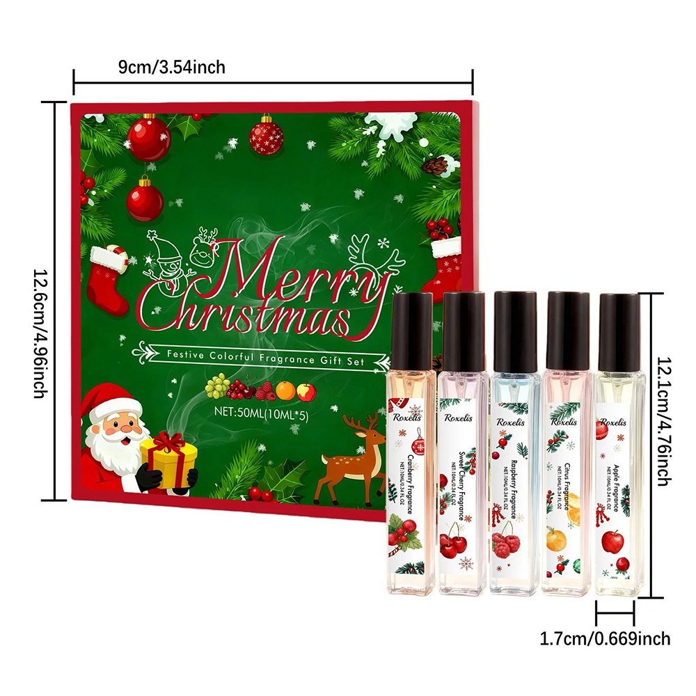 🎄 Christmas Fragrance Gift Set – Elegant, Light & Natural Scent for Couples, Daily & Date Use